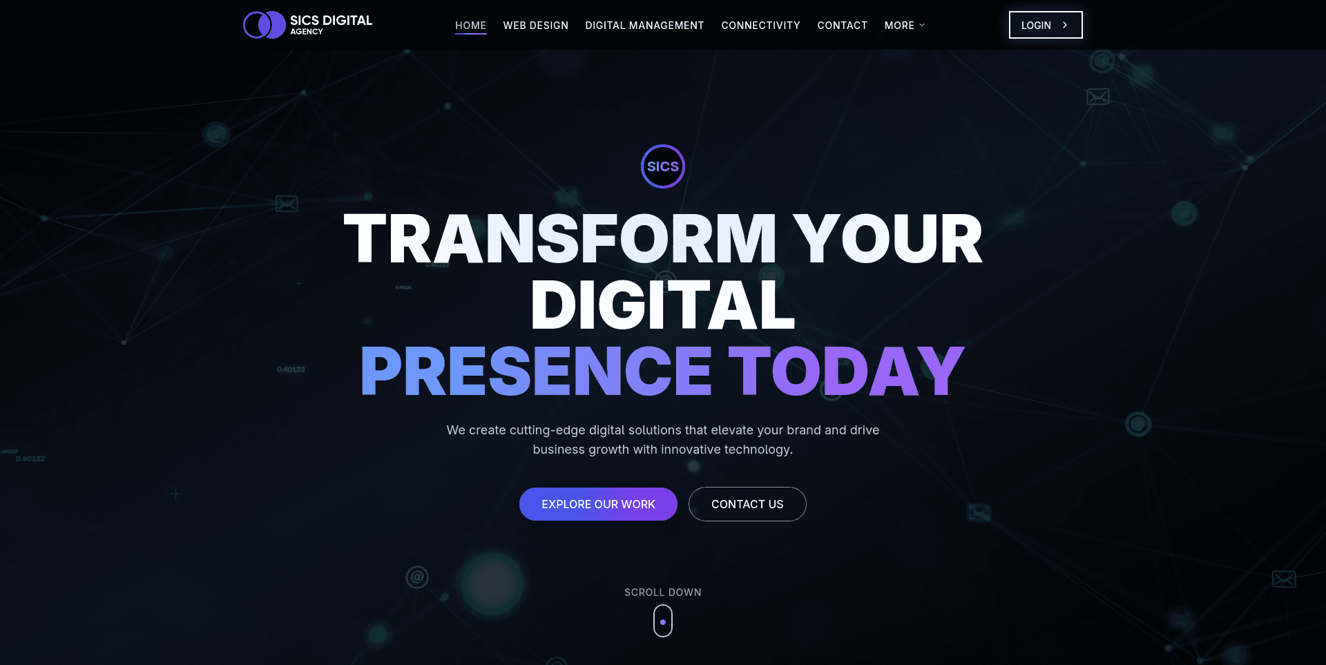 SICS Digital Agency Website